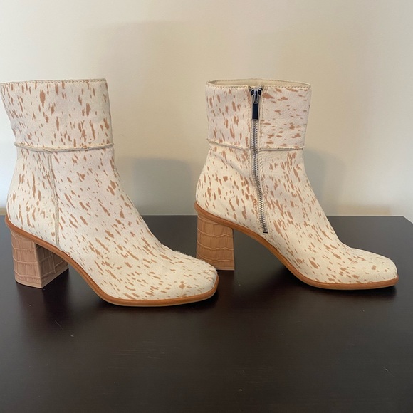 Dolce Vita calf hair booties - Picture 1 of 5